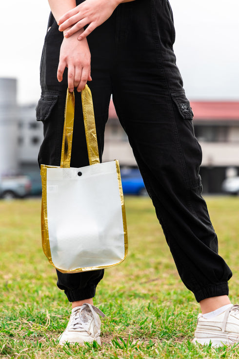 Designer Tote Bag with Curved Corners