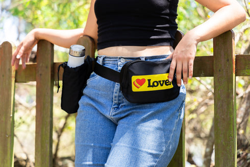 EcoChic Recycled Belt Bag & Bottle Bag