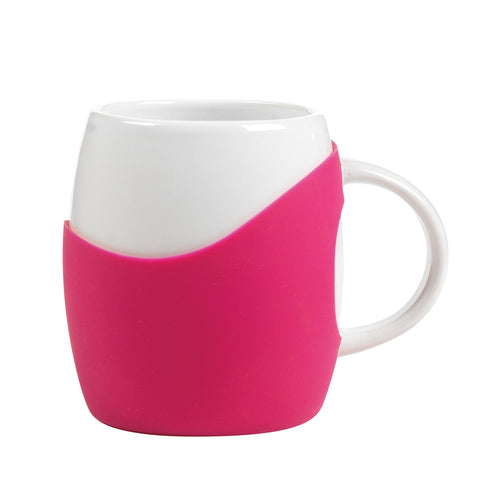 14 oz Rotunda with Silicone Band Mug