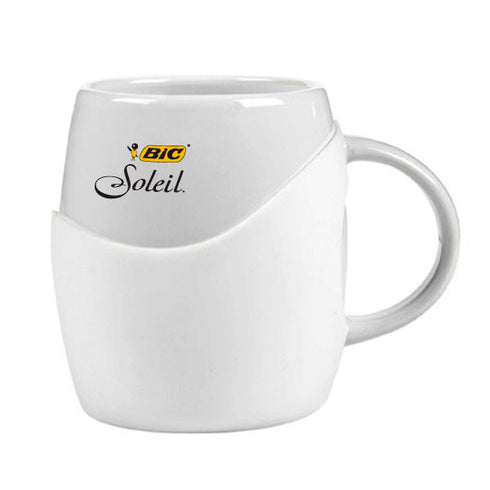 14 oz Rotunda with Silicone Band Mug