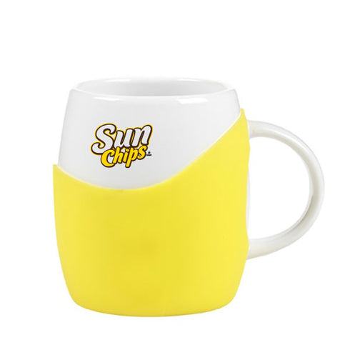 14 oz Rotunda with Silicone Band Mug