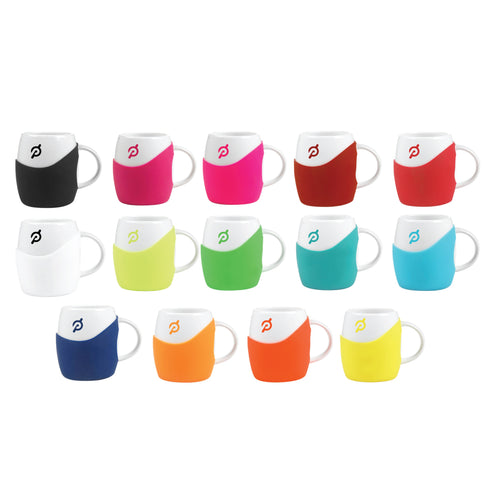 14 oz Rotunda with Silicone Band Mug