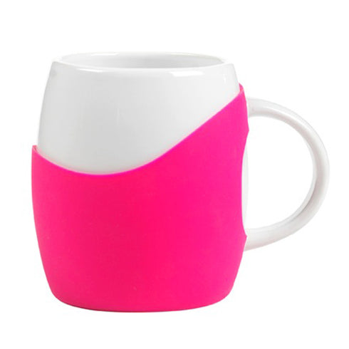 14 oz Rotunda with Silicone Band Mug