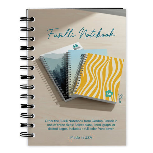 5x7 Fusilli Notebook