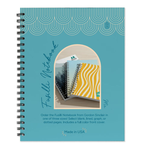 8x11 Fusilli Notebook