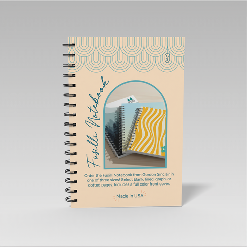 5x7 Fusilli Notebook