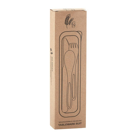 Wheat Straw King Kut Cutlery Set