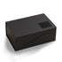 Black Magnetic Box Gift Set with Black Crinkle Paper