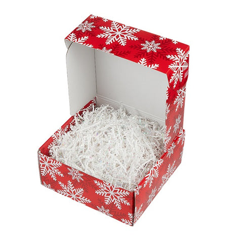 Red Snowflake Holiday Gift Box