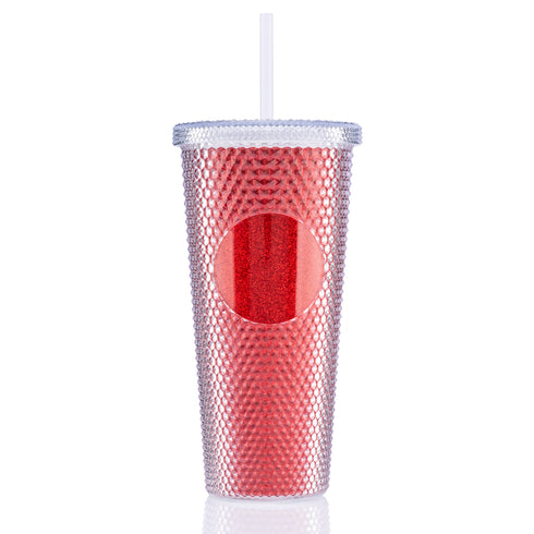 24 oz Bux Glitter Recycled Tumbler