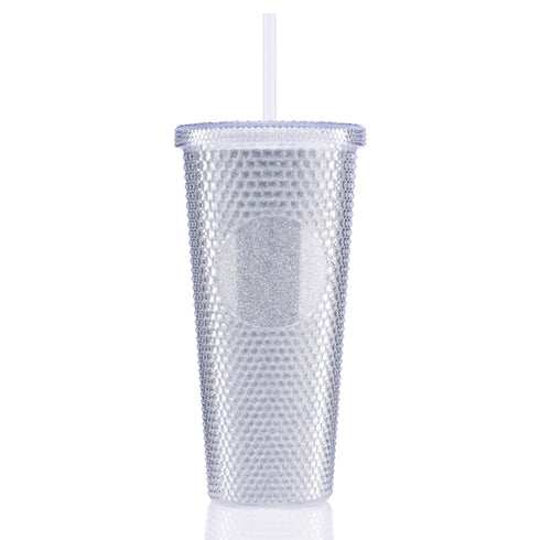 24 oz Bux Glitter Recycled Tumbler
