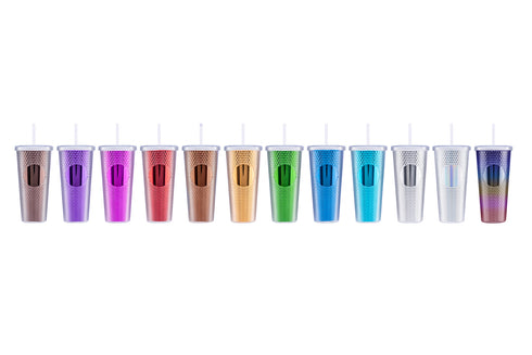 24 oz Bux Metallic Recycled Tumbler