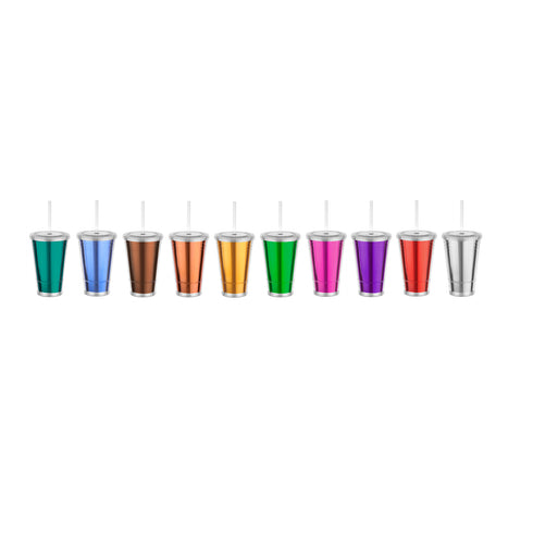 16 oz Slurpy Metallic Tumbler