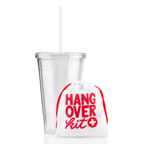 16 oz Slurpy Tumbler with Hangover Kit