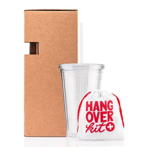 16 oz Slurpy Tumbler with Hangover Kit