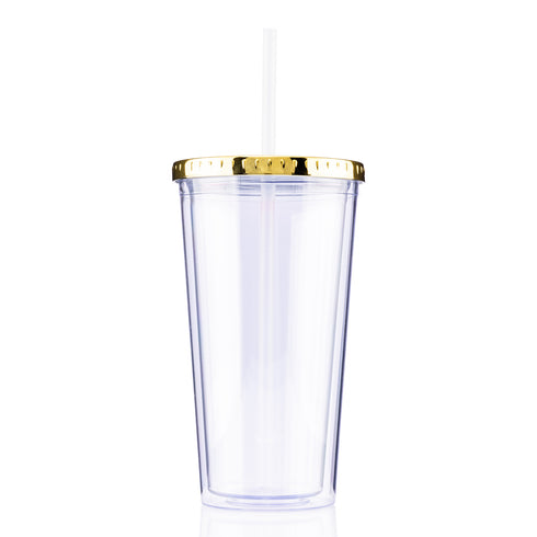 20 oz Venti Slurpy Clear with Solid Lid Tumbler