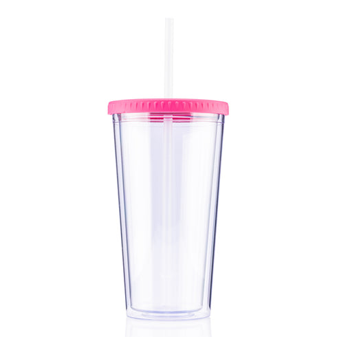 20 oz Venti Slurpy Clear with Solid Lid Tumbler