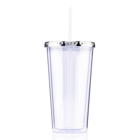 20 oz Venti Slurpy Clear with Solid Lid Tumbler