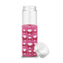 20 oz Silicone Round Cutouts Glass Bottle