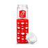 20 oz Silicone Round Cutouts Glass Bottle