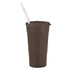 22 oz Reusable Plastic Party Cup With Lid