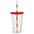 16 oz Slurpy with Striped Straw Tumbler