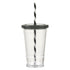 16 oz Slurpy with Striped Straw Tumbler